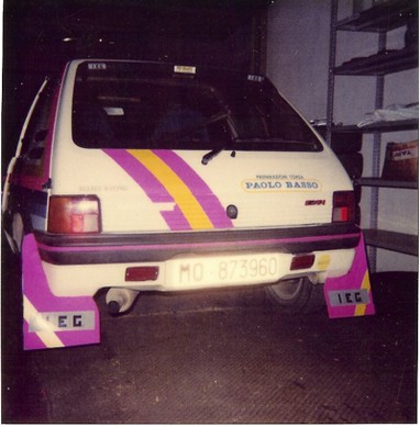 PAOLO BASSO COSTABISSARA PEUGEOT 205 GTI